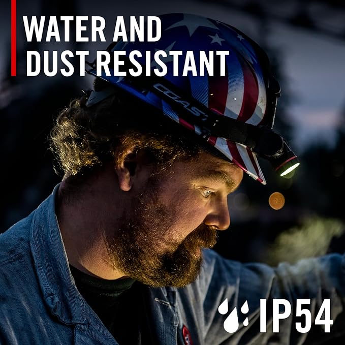 Coast® XPH34R 2075 Lumen USB-C Rechargeable-Dual Power LED Headlamp withPURE Beam® Twist Focus??and Magnetic Base