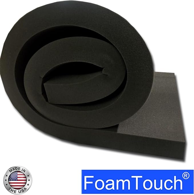 FoamTouch 4" Height x 48" Width x 72" Length Camper/RV bunk Mattress with Gel Memory Foam -No Cover