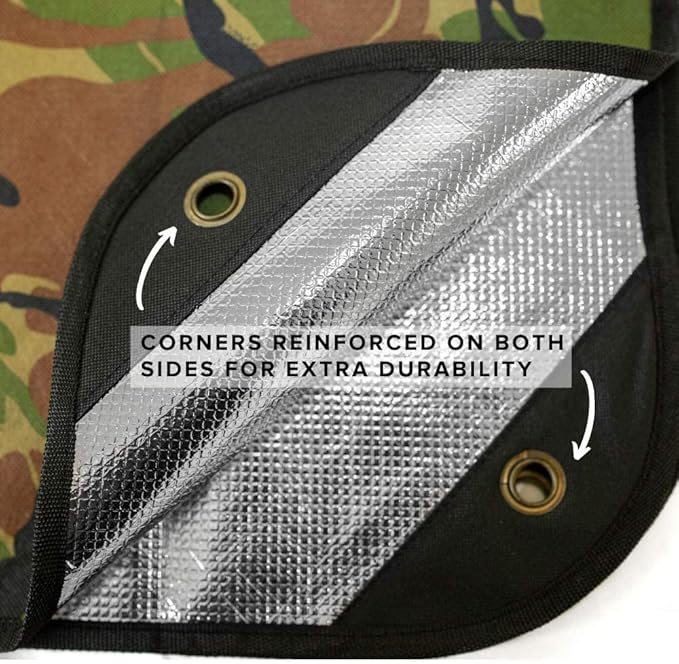 Arcturus Insulated Tarp, Reusable Heavy Duty Thermal Survival Blanket ??60x82in, Reflects 90% Body
