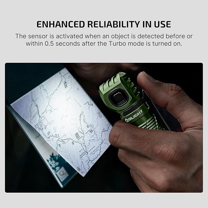 OLIGHT Perun 3 Rechargeable Headlamp Flashlight, 3000 Lumens LED Headlight with Red Light