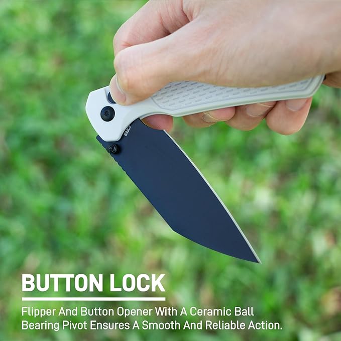 CJRB Pyrite-Light Pocket Folding Knife, 3.34'' AR-RPM9 Steel Blade Pocket Knife for Men Women