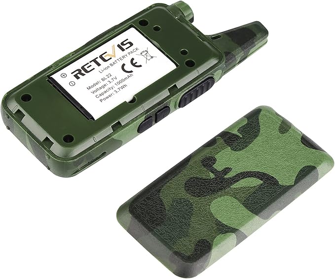 Retevis RT22 Walkie Talkies Rechargeable, Voice Activated, Emergency Alarm, Outdoor Cruise Ship ATV