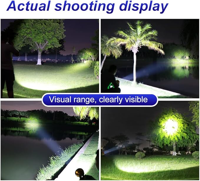 Coon Hunting Lights,High Power LED Headlamp,Super Bright Rechargeable Headlight,Waterproof Outdoor