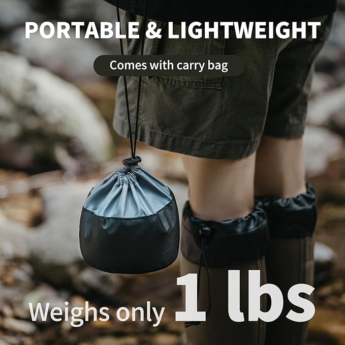 Naturehike Camping Gas Stove for IGT Table, Portable Isobutane Stove with Storage Bag & Foldable