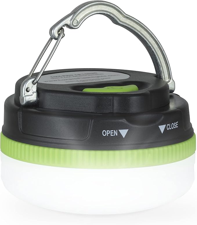 LUXPRO LP1503C Compact Hanging LED Lantern - Battery Powered Lantern - Camping Tent Light with
