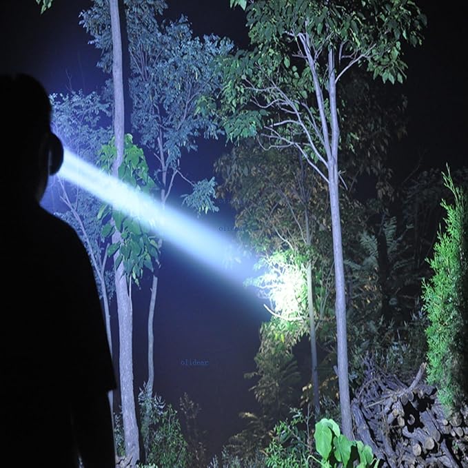 LED Headlamp Torch Outdoor Rechargeable Bright Flashlight Headlight for Camping Hunting Fishing