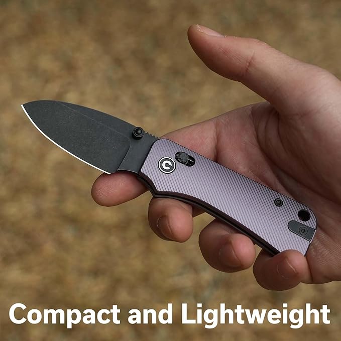 CIVIVI Small Pocket Knife for EDC, Baby Banter 2 Crossbar Lock folding Knife with 2.34" Nitro-V