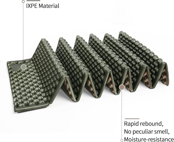 Foam Camping Pads for Hiking, Ultralight Closed Cell Mattress, Waterproof Soft Mat for Adults, Wide