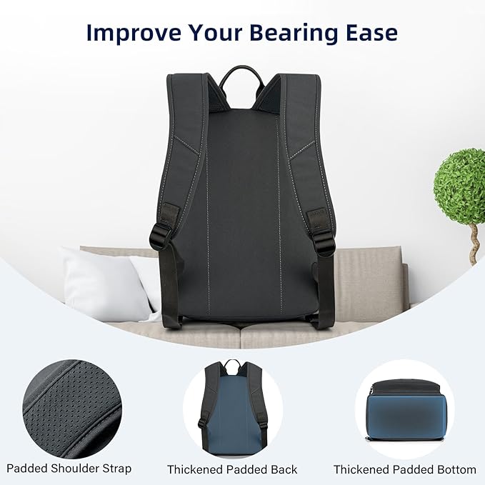 Carry On Travel Backpack For Men Women, 13 Inch Small Mini Work Bag Personal Item Backpacks