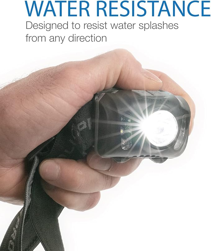 LUXPRO LED Headlamp - Bright 300 Lumen Head Lamp for Outdoors, Camping & Hiking - 6 Light Modes