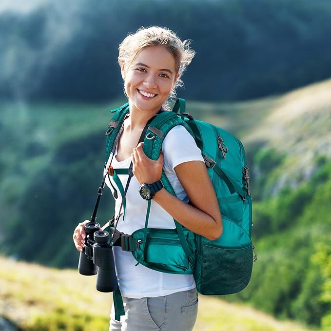 Maelstrom Hiking Backpack,40L Waterproof Camping Backpack,Men Women Packable Hiking Daypack with