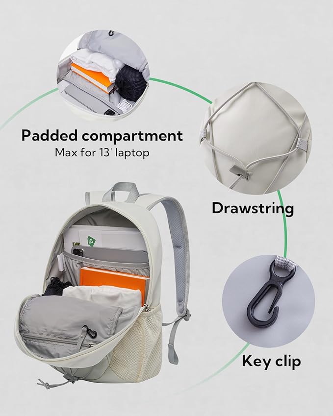 WATERFLY 12L Small Hiking Backpack: Day Pack Lightweight Travel Bag Camping Fitness Cycling Outdoor