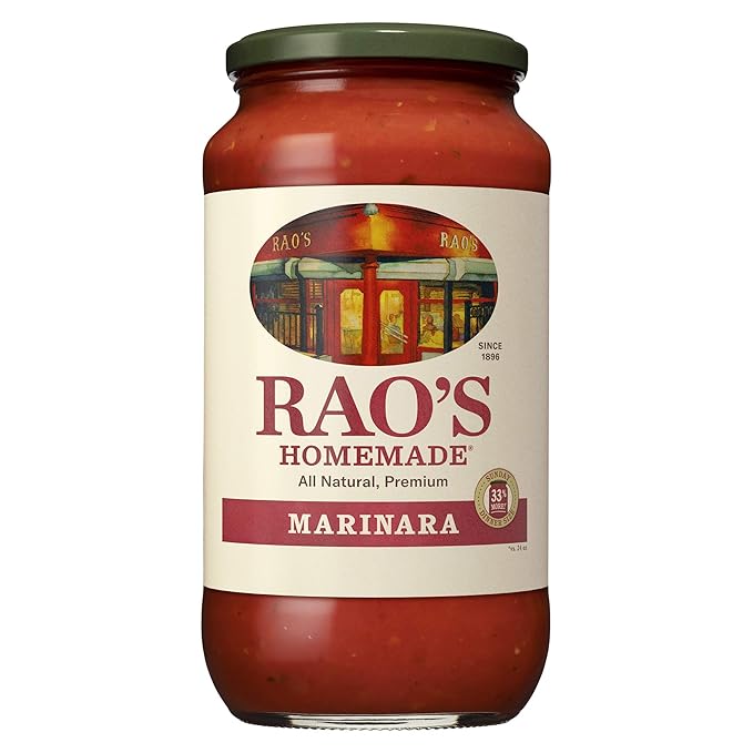 Rao's Homemade Marinara, 32 oz, Tomato Sauce, All Purpose, Keto Friendly Pasta Sauce, Premium