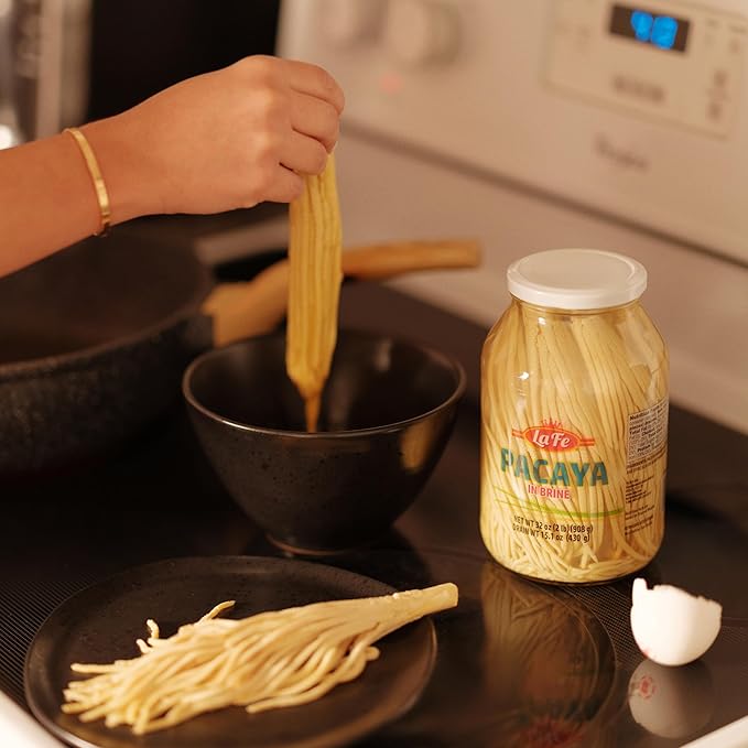 La Fe Guatemalan Pacaya Palm in Brine - Gluten-Free Tepejilote, High in Fibre, Flor de Pacaya, Rich