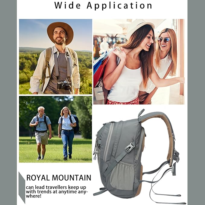 Small Hiking Backpack, 20L Lightweight Travel Backpacks For Men Women, Water Resistant Outdoor Day