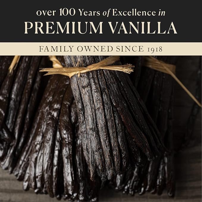 25 Organic Madagascar Whole Vanilla Beans, Grade A Pods, Premium Vanilla Beans for Making Extract &