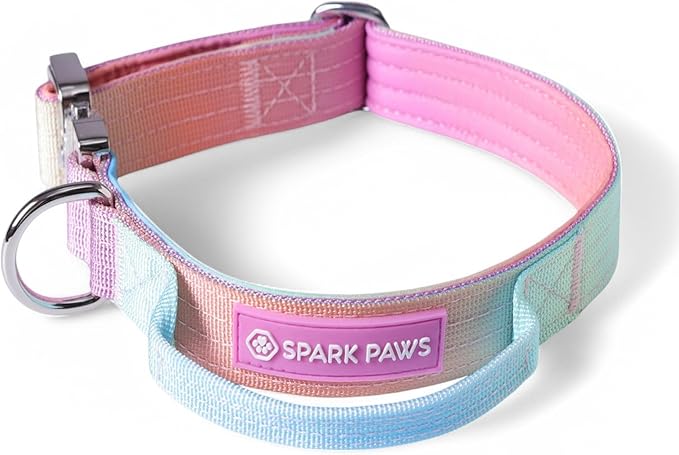 Spark Paws Tactical Dog Collar - Heavy Duty, Premium Quality, Thick and Durable for Large and