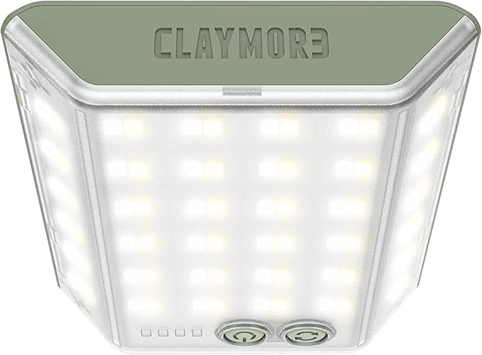 CLAYMORE 3Face Mini (Moss Green) - Lightweight and Portable LED Area Light for Outdoors, Camping