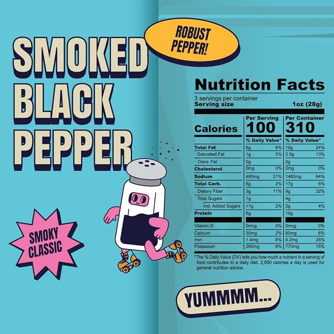 Louisville Vegan Jerky Co. Traditional Variety Bundle Vegan Jerky 3 oz. 5 pack (Smoky Carolina BBQ
