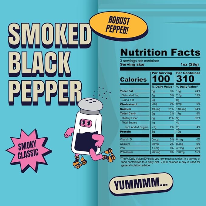 Louisville Vegan Jerky Co. Limited Variety Bundle Vegan Jerky 3 oz. 5 pack (Smoky Carolina BBQ