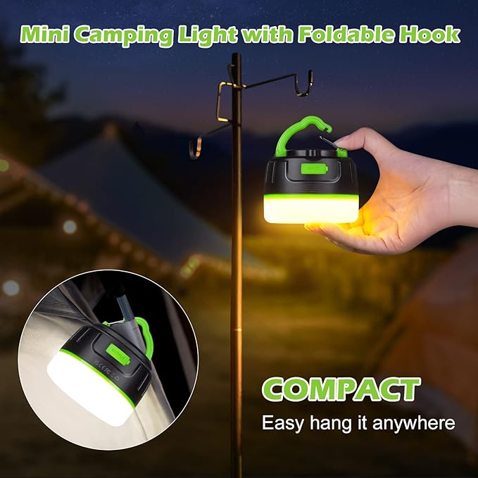 Sinvitron LED Camping Lantern Rechargeable with Remote Control - 1000LM 150H Runtime Tent Light