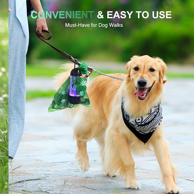120Pcs Thick Dog Poop Bags Rolls, Leak-Proof Poop Bags for Dog and Cats Litter, 9x13 Inch Scented