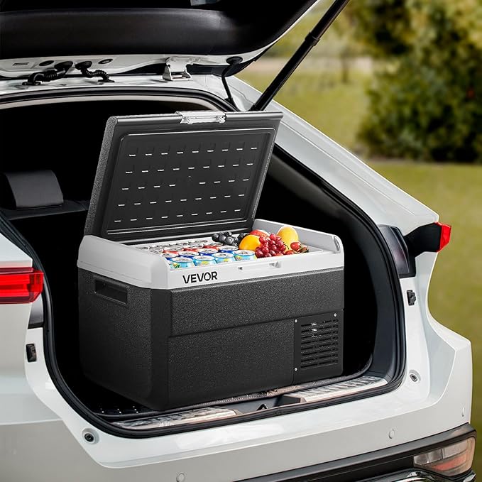 VEVOR 12 Volt Car Refrigerator, 42.3QT/40L Car Fridge, Portable Electric Cooler with -4℉~68℉