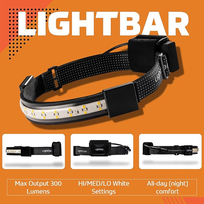 | LED Headlamp, 300 to 500 Lumens, Spot Light Mode and Red Light Modes Available On Select Models