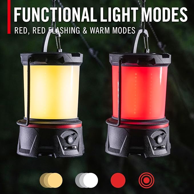 COAST EAL55R Dual Color LED Emergency Light, 3000 Lumen, 10+ Nights of Light, Variable Light