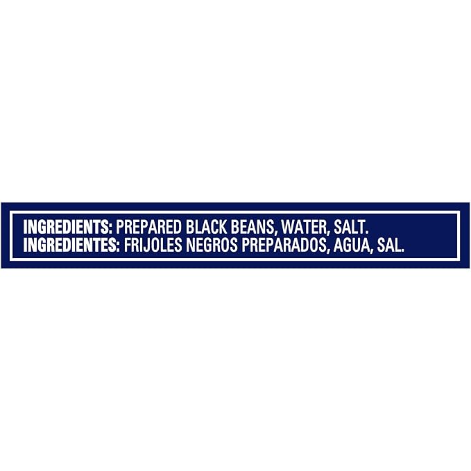 BUSH'S BEST 15 oz Canned Reduced Sodium Black Beans, Source of Plant Based Protein and Fiber, Low