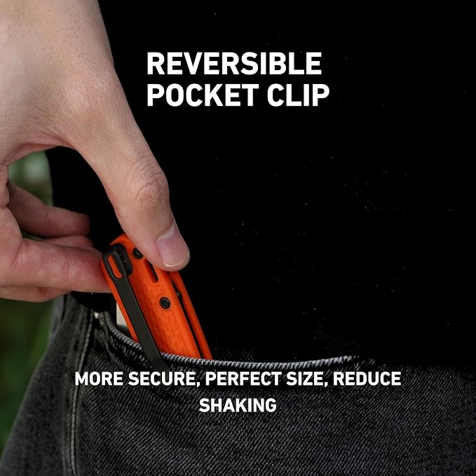 CJRB Pyrite-Light Folding Knife with 3.34'' Upgraded AR-SFII Steel Blade, Sharp Pocket Knives for