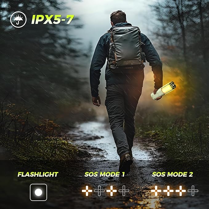 Telescopic Camping Lights Rechargeable 14000 mAh Led Multifunction Magnetic Lanterns Job Site