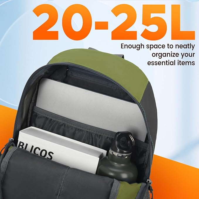 sunhiker Cycling Hiking Backpack Water Resistant Travel Backpack Lightweight SMALL Daypack M0714