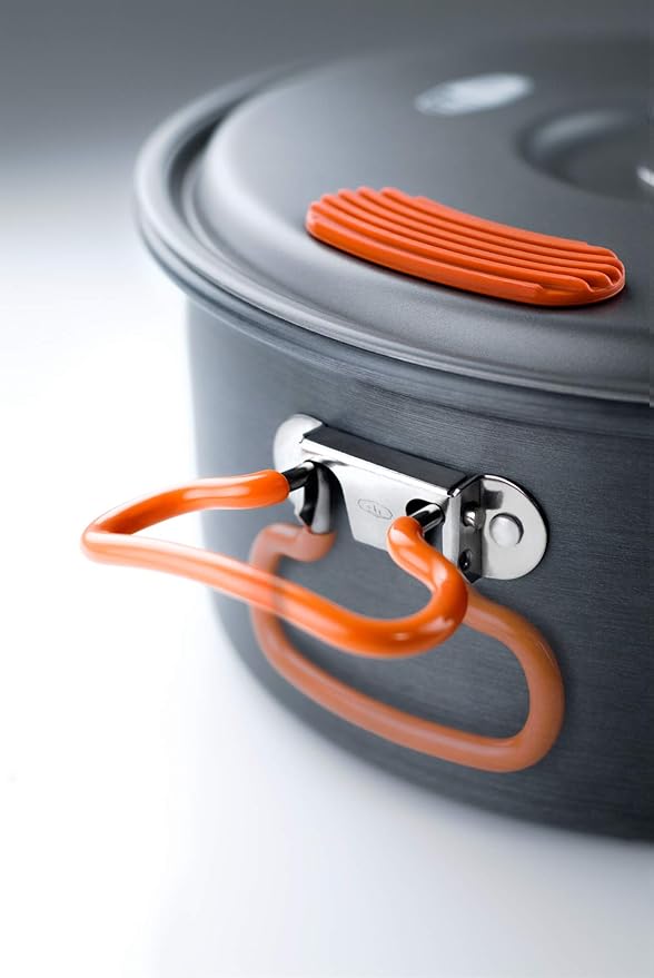 GSI Outdoors Halulite Aluminum Pot, Lightweight Hard Anodized Aluminum Camp & Backpacking Cookware