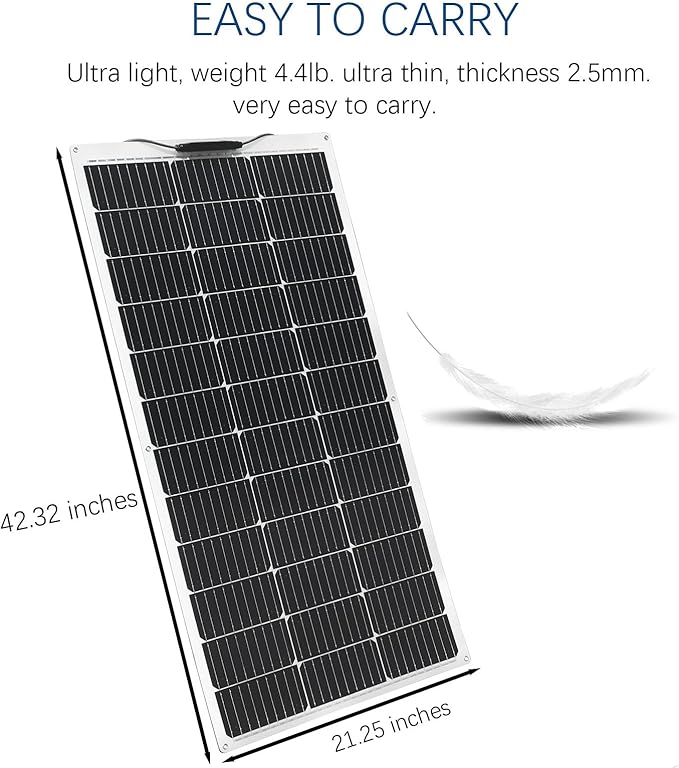 XINPUGUANG Flexible Solar Panel 100W 12V Monocrystalline 400W Solar Kit 40A Charge Controller