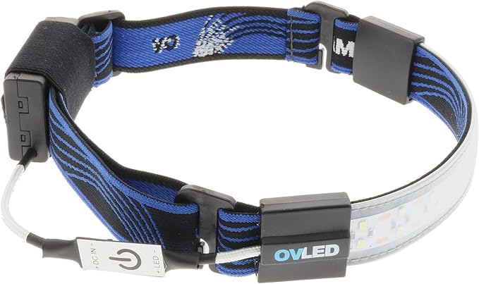 OPTIMAL VENTURES LED Headlamp Liteband Super Lightweight Flex 300 Lumen Bright Head Lamp, AAA