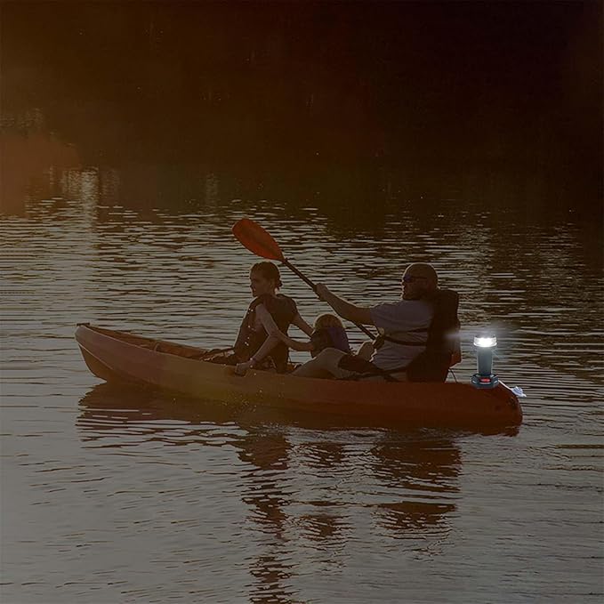 Kayak Battery Portable Navigation LED Lights Multi- Adaptors 3AA Battery Inflatable Boat Surface