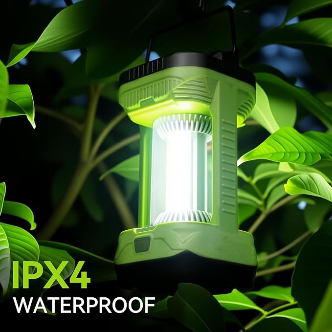 AlpsWolf Camping Lantern Rechargeable, 1000LM 4 Light Modes Camping Light 4000mAh Rechargeable