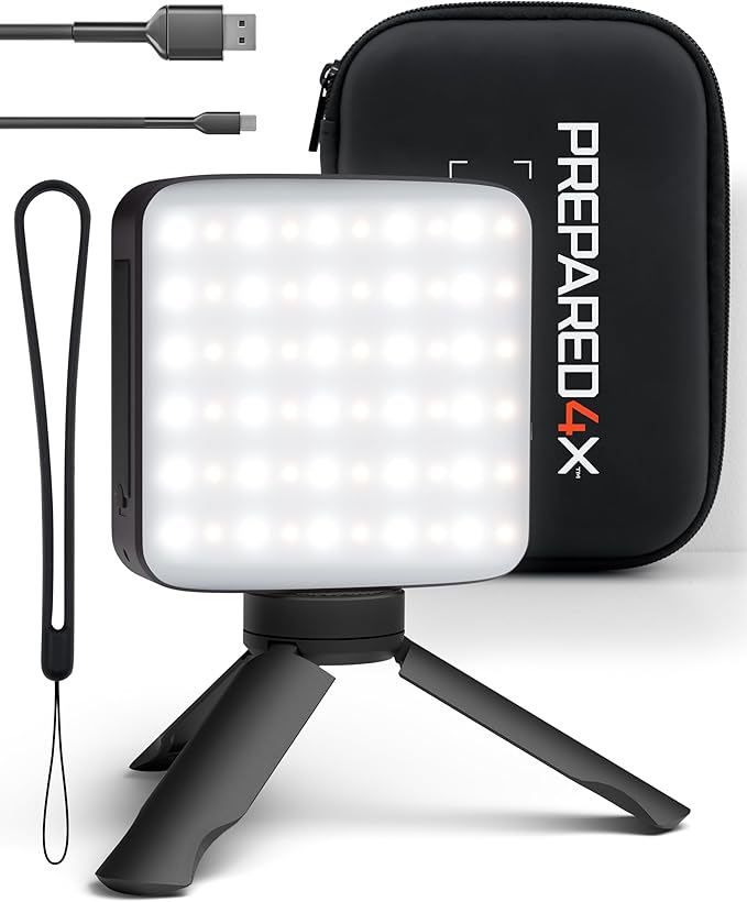 PREPARED4X Camping Lantern - Hanging Lantern w/ Bright & Warm Adjustable Lighting - Emergency
