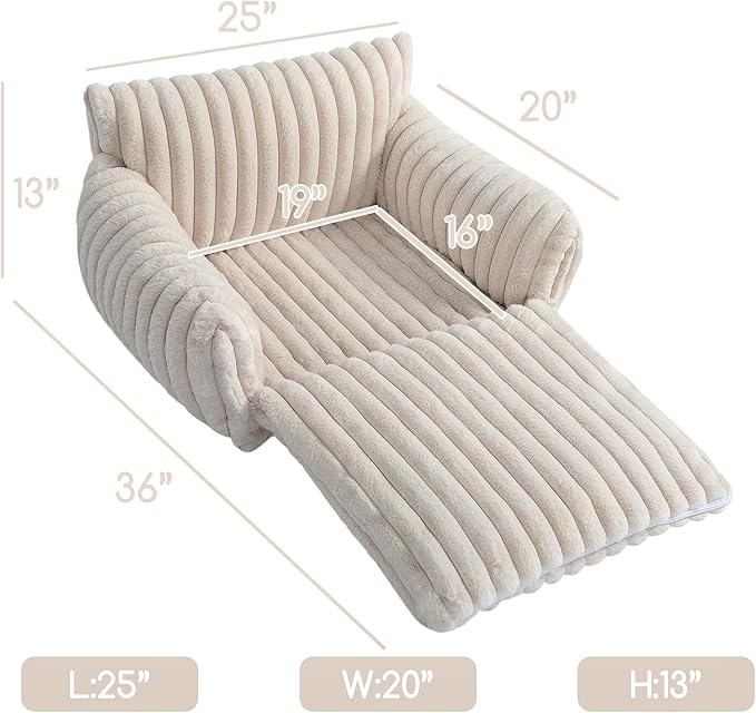 Hollypet Cat Bed Fluffy Plush Mutifuctional Double-Layer Soft Pet Couch Orthopedic Sofa Nest Beds