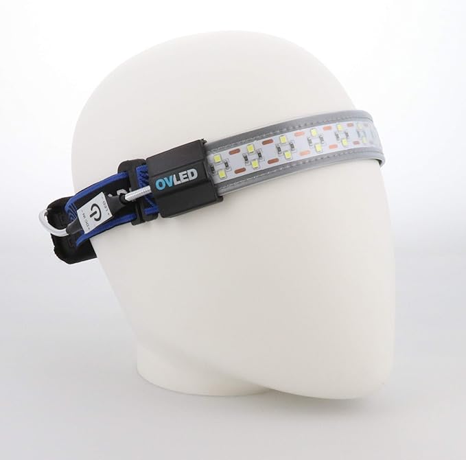 OPTIMAL VENTURES LED Headlamp Liteband Super Lightweight Flex 300 Lumen Bright Head Lamp, AAA