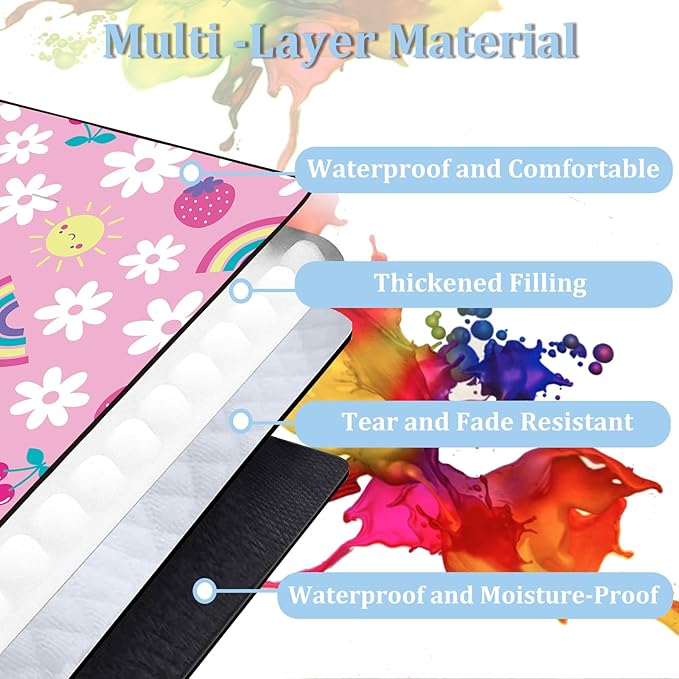 Extra Large Picnic Blanket Waterproof,80"x 80"Foldable Machine Washable Beach Blankets,Outdoor