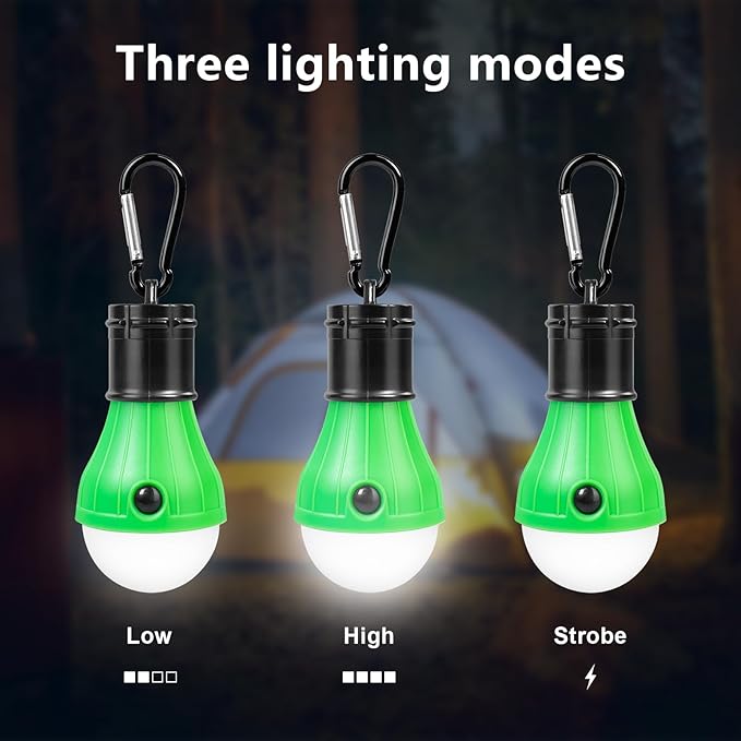 Led Camping Lantern USB Rechargeable,Outdoor Tent Lights for Camping Hanging,Kids with Clip Hook