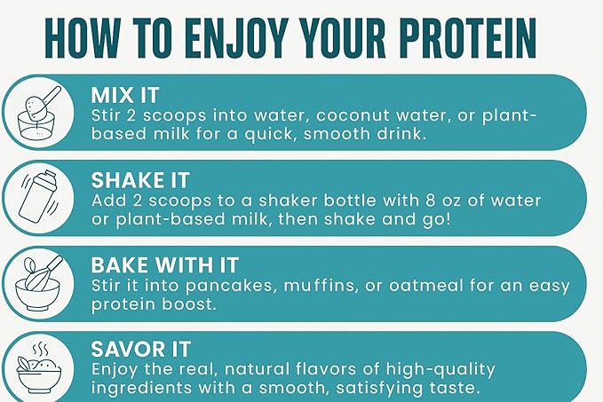 TOZZY Plant Protein ??Vanilla | Only 5 Simple Ingredients | 20g Protein, 0g Sugar | Vegan Pea