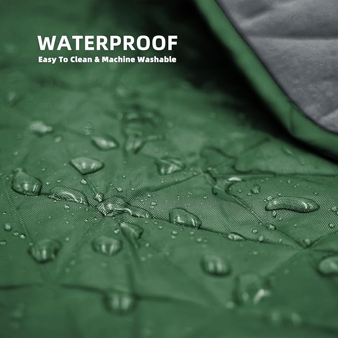 Outdoor Waterproof Blanket, Foldable Fleece Stadium Blanket for Outdoor Sports Event, Camping, Car