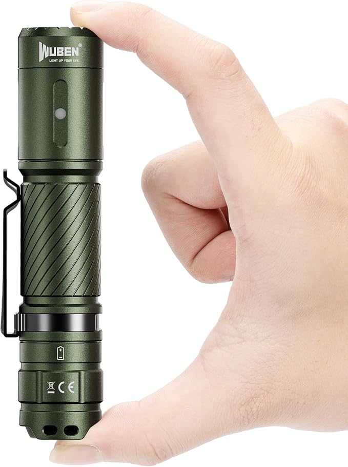 WUBEN C3 Flashlight 1200 High Lumens Rechargeable Flashlights 6 Modes Super Bright IP68 LED