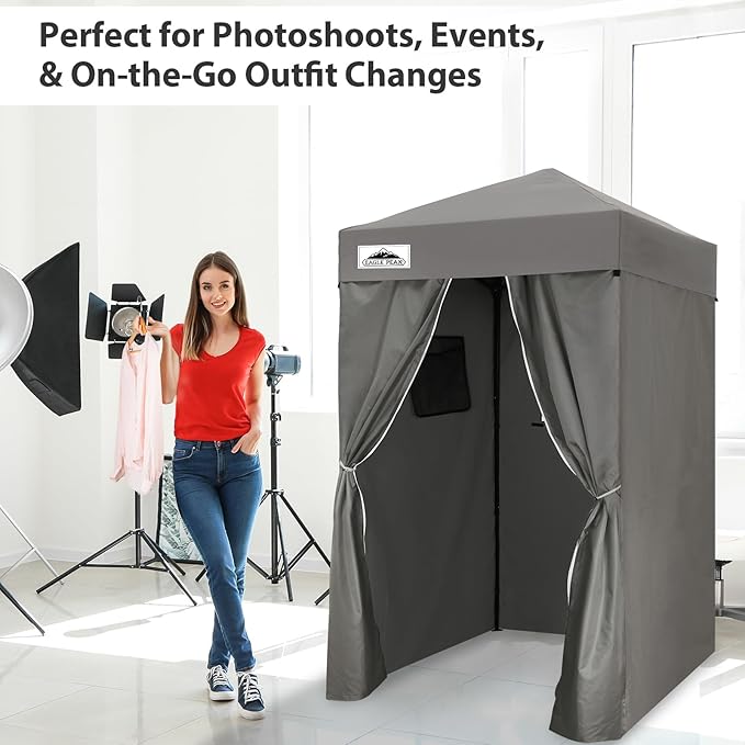 EAGLE PEAK Flex Ultra Compact 4x4 Pop-up Canopy, Sun Shelter, Changing Room, Portable Privacy