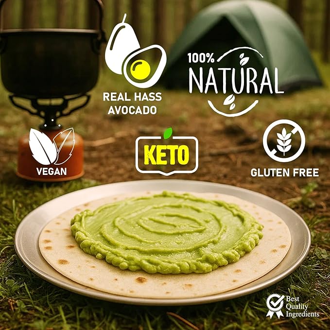 WAKS & SNACKS Freeze Dried Guacamole Classic |100% Fresh Hass Avocados, Perfect for Tortilla Chips