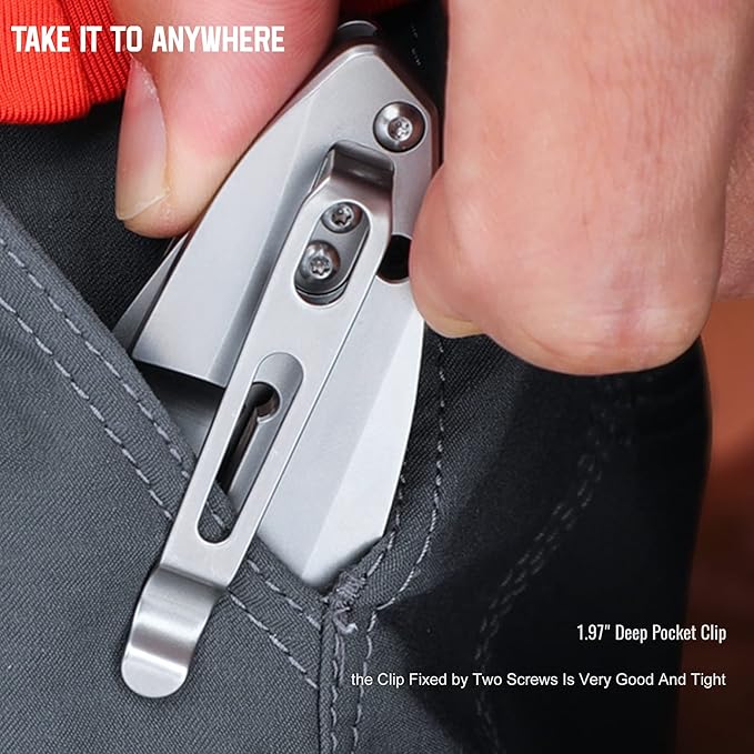 Ruike Pocket Camping Folding Knife,14c28n,Frame Lock,Ball Bearing,Flipper Fast Opening,Harnd 3.66"
