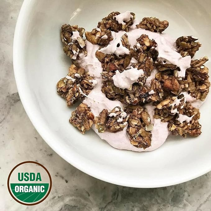 Lark Ellen Farm Vanilla Cinnamon, Cacao Cherry, Berrylicious Grain Free Granola Clusters, Crunchy
